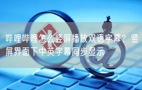 哔哩哔哩怎么竖屏播放双语字幕？竖屏界面下中英字幕同步显示