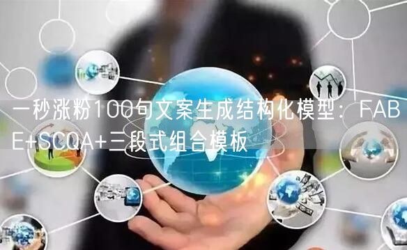 一秒涨粉100句文案生成结构化模型：FABE+SCQA+三段式组合模板